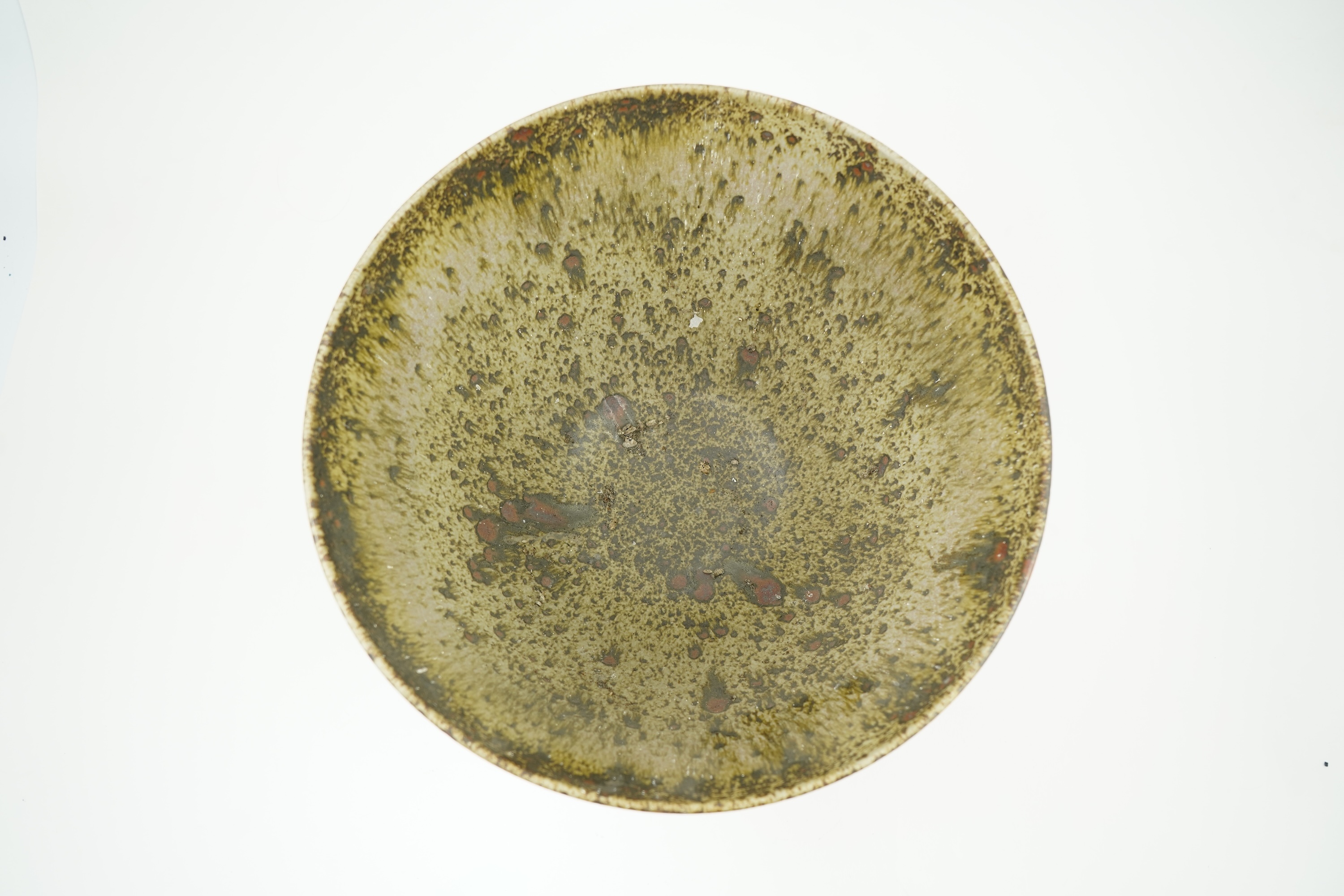 Poh Chap Yeap (Chinese/British, 1927-2007): A large deep dappled stoneware bowl
